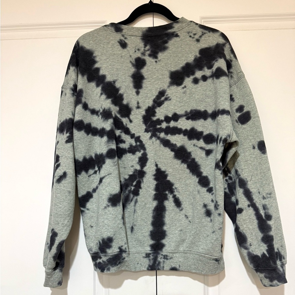 Gray/Green and Blue Tie-Dye Sweatshirt - Picture 3 of 4